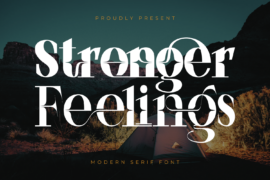 Stronger Feelings Demo Font