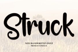 Struck Font