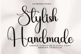 Stylish Handmade Font