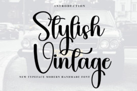 Stylish Vintage Font
