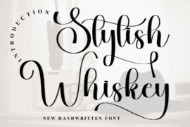 Stylish Whiskey Font