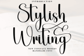 Stylish Writing Font