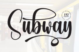 Subway Font