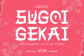 Sugoi Gekai DEMO Font