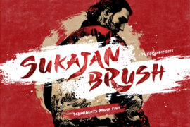 Sukajan Brush Demo Font