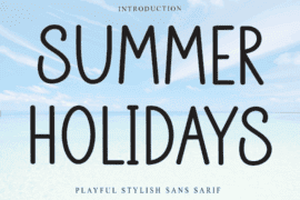 Summer Booming Font