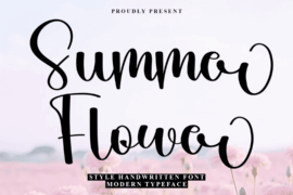 Summer Flower Font