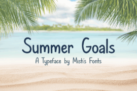 Summer Goals Font