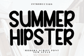 Summer Hipster Font
