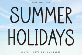 Summer Holidays Font