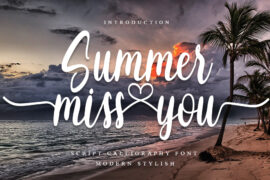 Summer Missyou Font