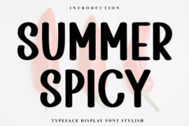 Summer Spicy Font