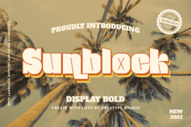 Sunblock Font