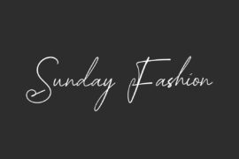 Sunday Fashion Demo Font