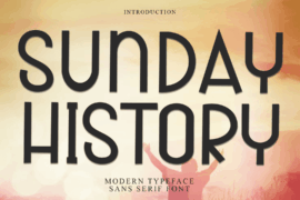 Sunday History Font