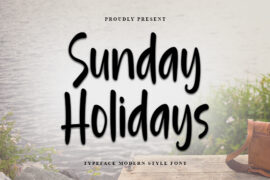 Sunday Holidays Font