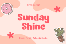 Sunday shine Font
