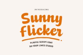 Sunny Flicker Font
