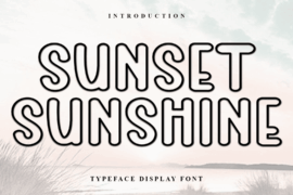 Sunset Sunshine Font