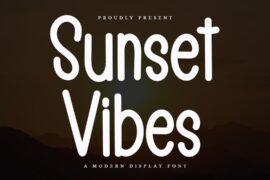 Sunset Vibes Font