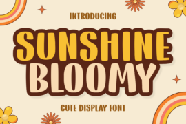 Sunshine Bloomy Font