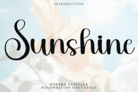 Sunshine Elegant Font