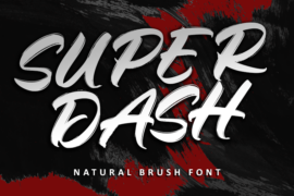 Super Dash-Personal use Font