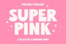 Super Pink Font