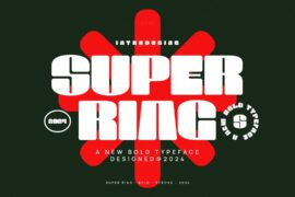 SUPER RING Font