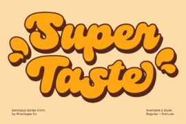 Super Taste DEMO Font Family