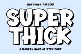 Super Thick Font