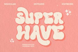 Super Wave DEMO Font