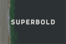 Superbond Font
