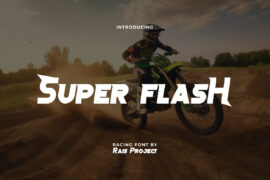 SuperFlashDemo Font