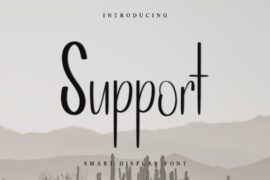 Support Font