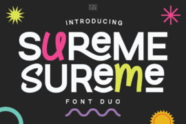 Sureme Font Family