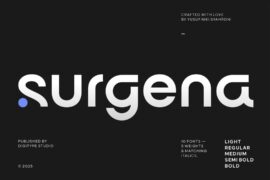 Surgena Personal use only Font