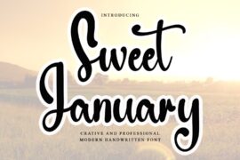 Sweet January Font