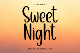 Sweet Night Font