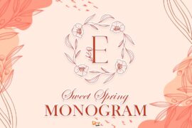 Sweet Spring Monogram Font