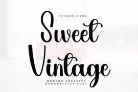 Sweet Vintage Font
