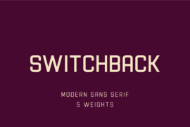 Switchback Font Family