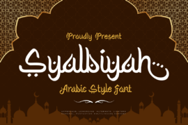 Syalbiyah Trial Font
