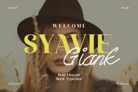 SYAVIE Font