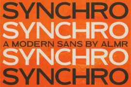 Synchro Sans Font