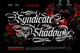 Syndicate Shadow Font