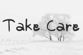 Take Care Font