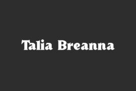Talia Breanna Demo Font
