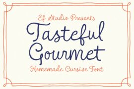 Tasteful Gourmet – Personal Use Font