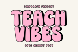 Teach Vibes Font